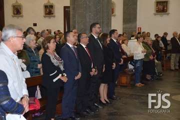 Procesión religiosa de San Gregorio y actuación del humorista Maestro Florido (Foto Francisco Javier Santana y TA)